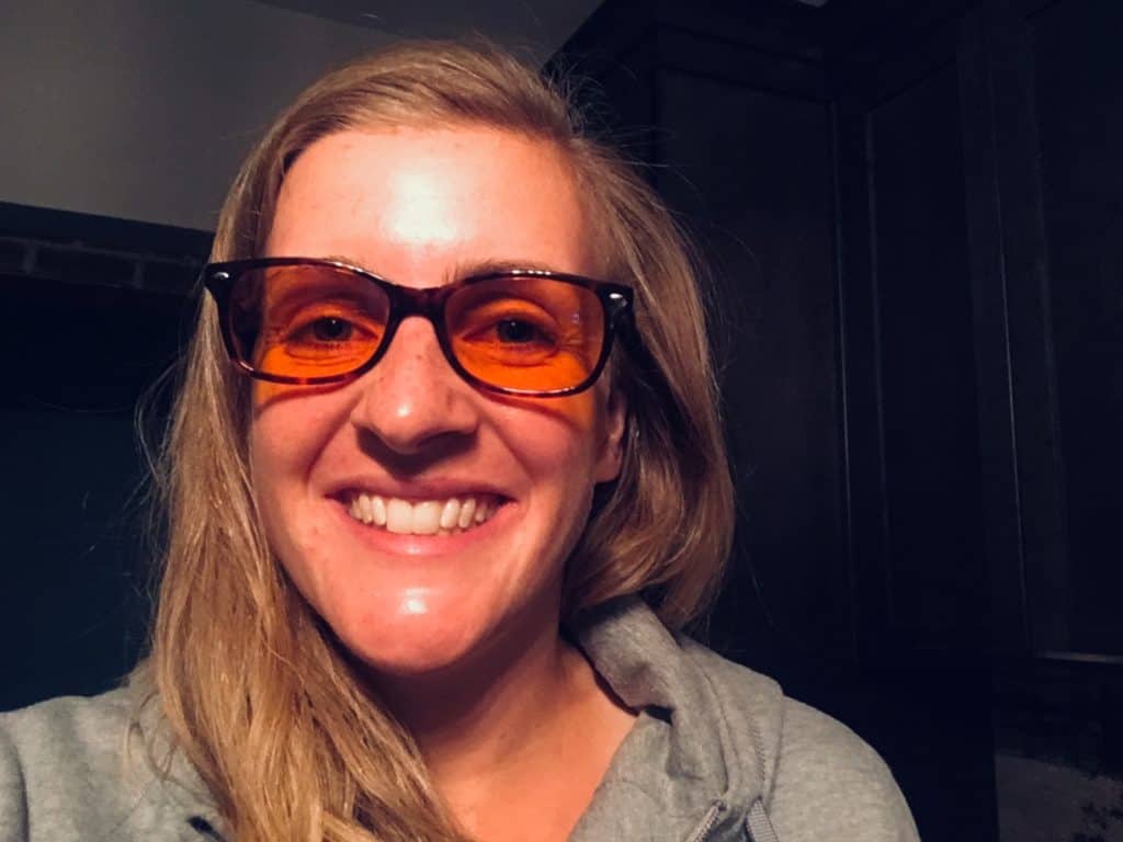 Swanwick Sleep's Blue Light Blocking Glasses Review – Do the Swannies Really Work? - The Other Shift - Emma