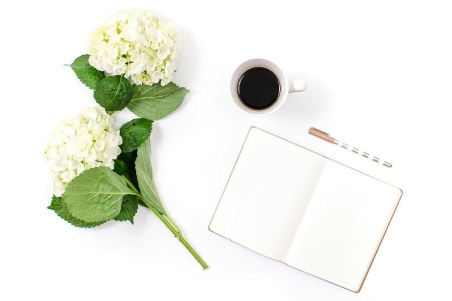 Trick to Best Communicate as a Shift Work Family - The Other Shift - note pad with flower and coffee.jpg