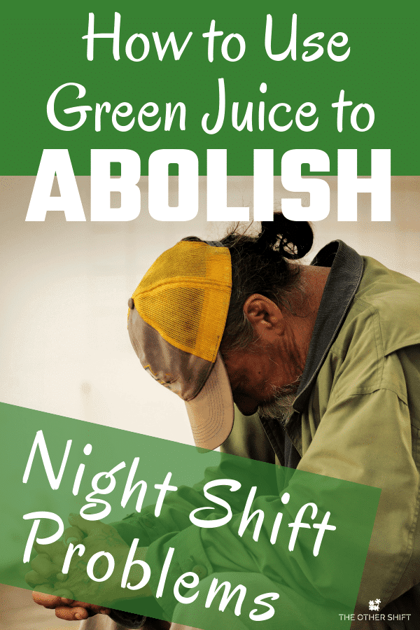 This is no ordinary green juice you mix up in a blender. This amazing product helped me overcome my most frustrating night shift problems for good! | theothershift.com | #shiftworklife #nightshifttips #nightshiftnurse #nightshiftdiet
