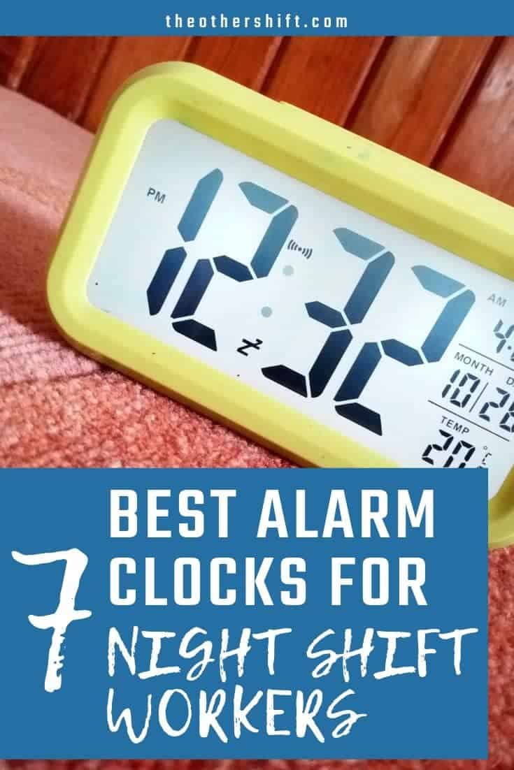 Yellow digital alarm clock