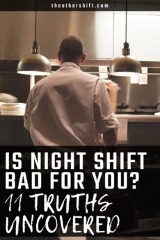 Chef in a restaurant working night shift | Is night shift bad for you?