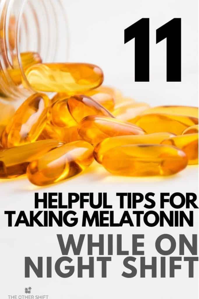Yellow tablets | My Top Tip for Taking Melatonin on Night Shift Plus 10 More | The Other Shift