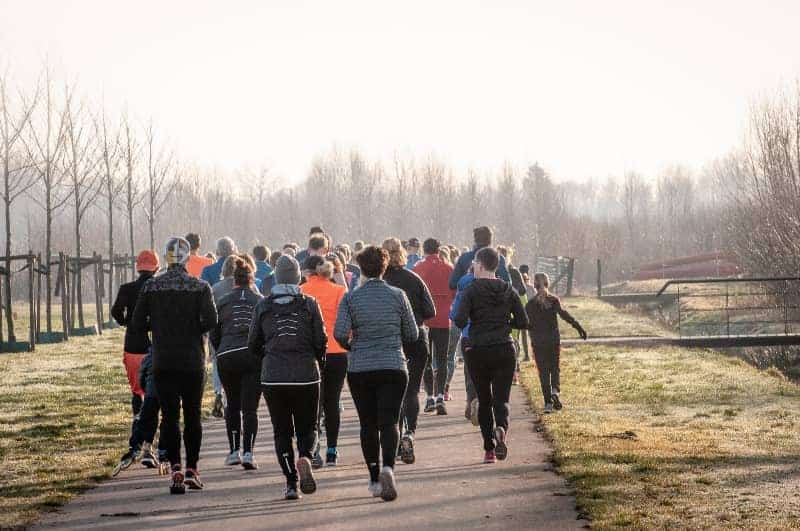 People running outside together | What's the Best Exercise Workout Routine for Shift Workers?