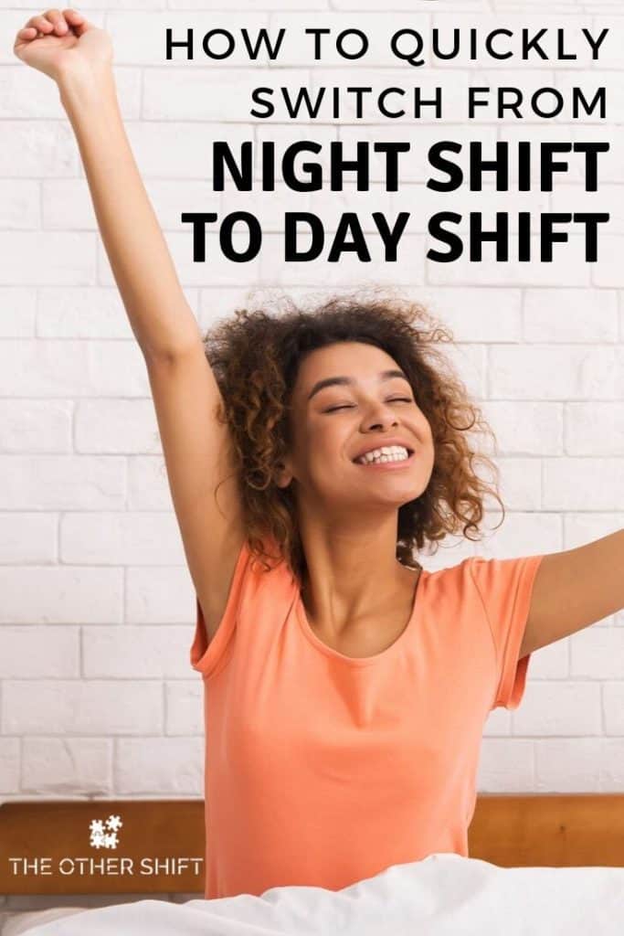 women stretching in bed | How to Quickly Switch from Night Shift to Day Shift